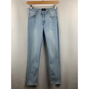 Women's For All Mankind Blue Skinny Jeans Size 14